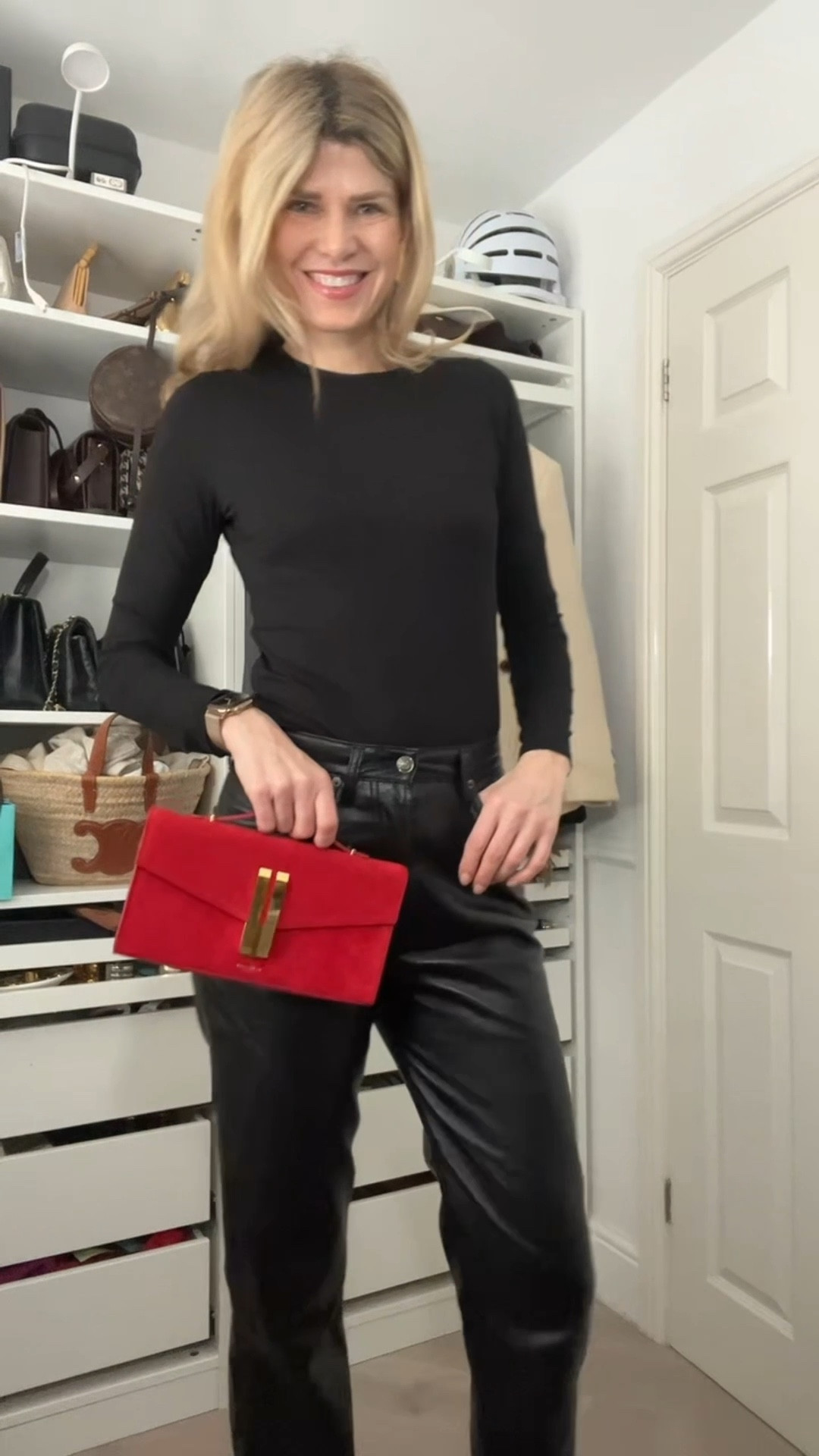 Clutch bag, red bag, suede bag, demellier bag, Vancouver clutch 

#LTKspring #LTKootd #LTKunboxing