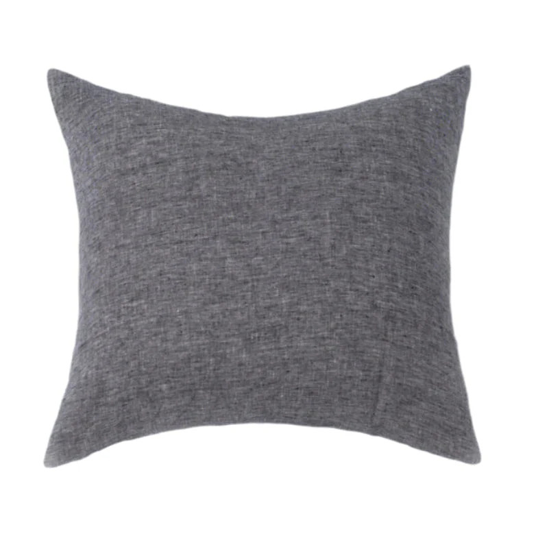 Damara Asphalt Sham - Euro | Outrageous Interiors + Design