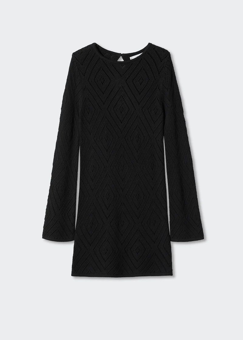 Search: Black openwork knitted dress (10) | Mango USA | MANGO (US)