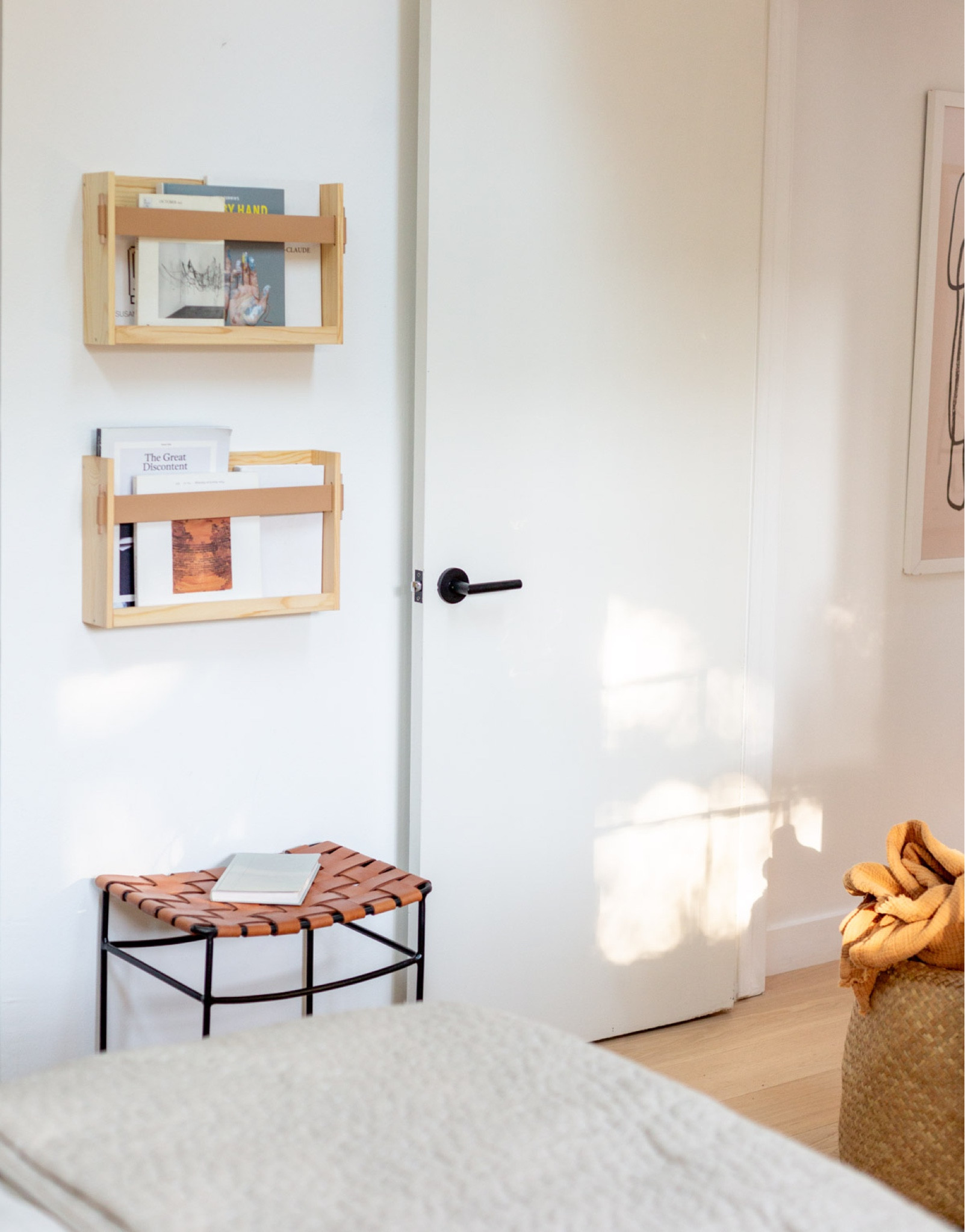 These Amazon bookshelves are one of my fave purchases recently. Made of wood and leather, super easy to assemble and install. Highly recommend. 

#LTKhome #LTKfindsunder50 #LTKfamily