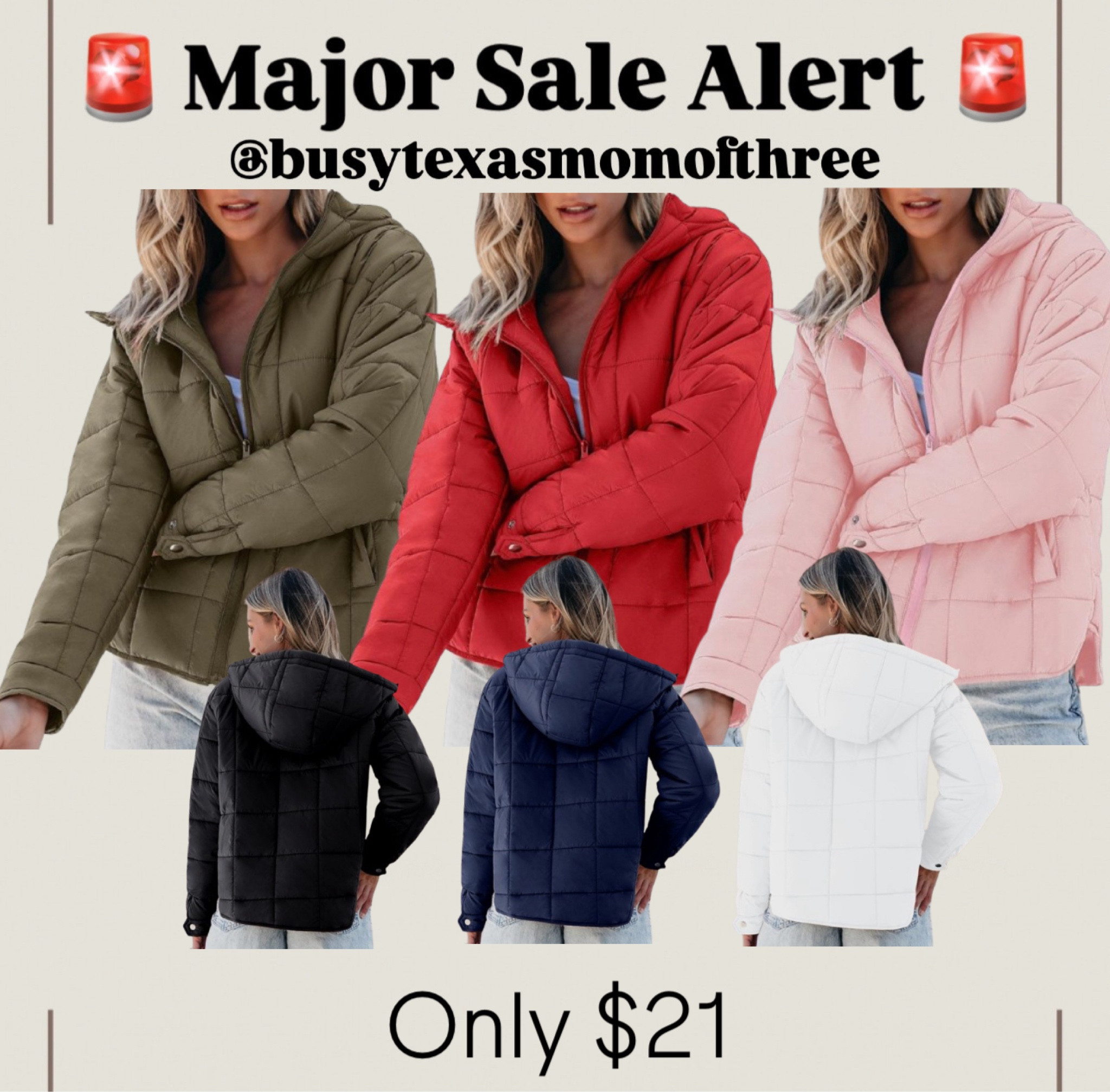Puffer jacket for only $21 with code 50RIVTN5 

#LTKSeasonal #LTKSaleAlert #LTKFindsUnder50