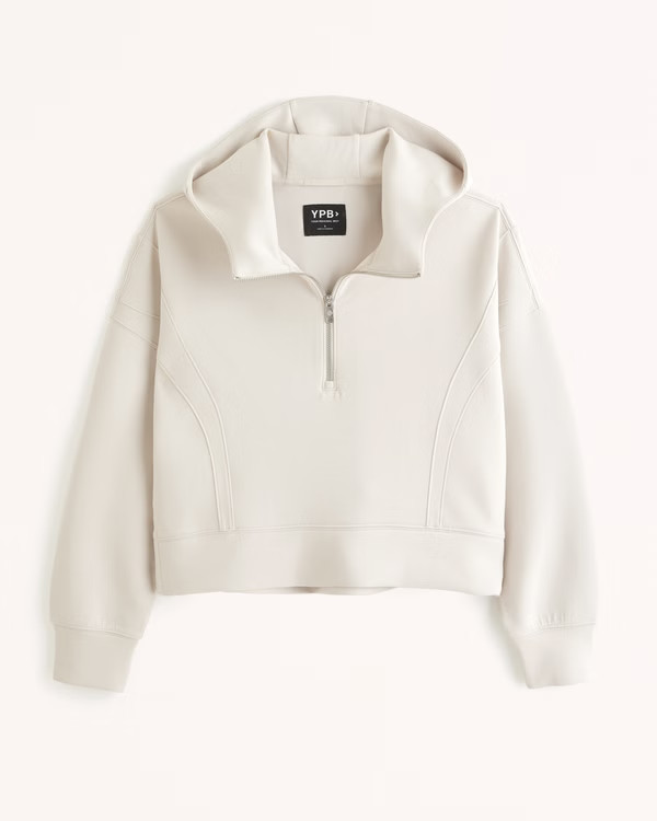 YPB neoKNIT Half-Zip Hoodie | Abercrombie & Fitch (US)