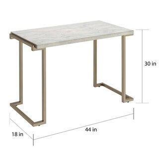 ACME Boice II Faux Marble Occasional Tables (Sofa Tables) | Bed Bath & Beyond