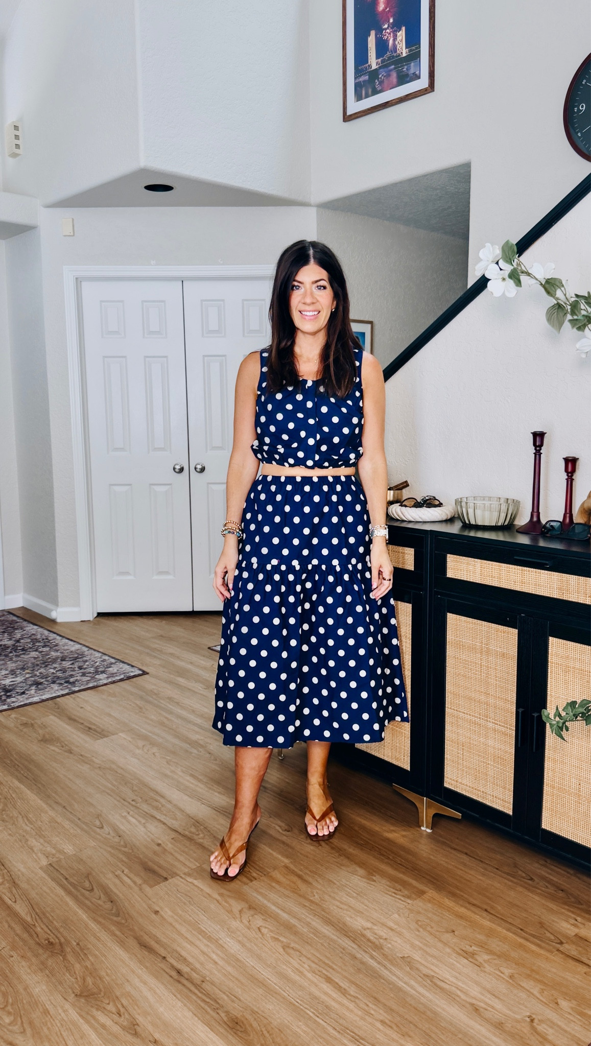 Summer style under $50
In a medium polka dot top and medium polka dot skirt

#LTKSaleAlert #LTKMidsize #LTKOver40