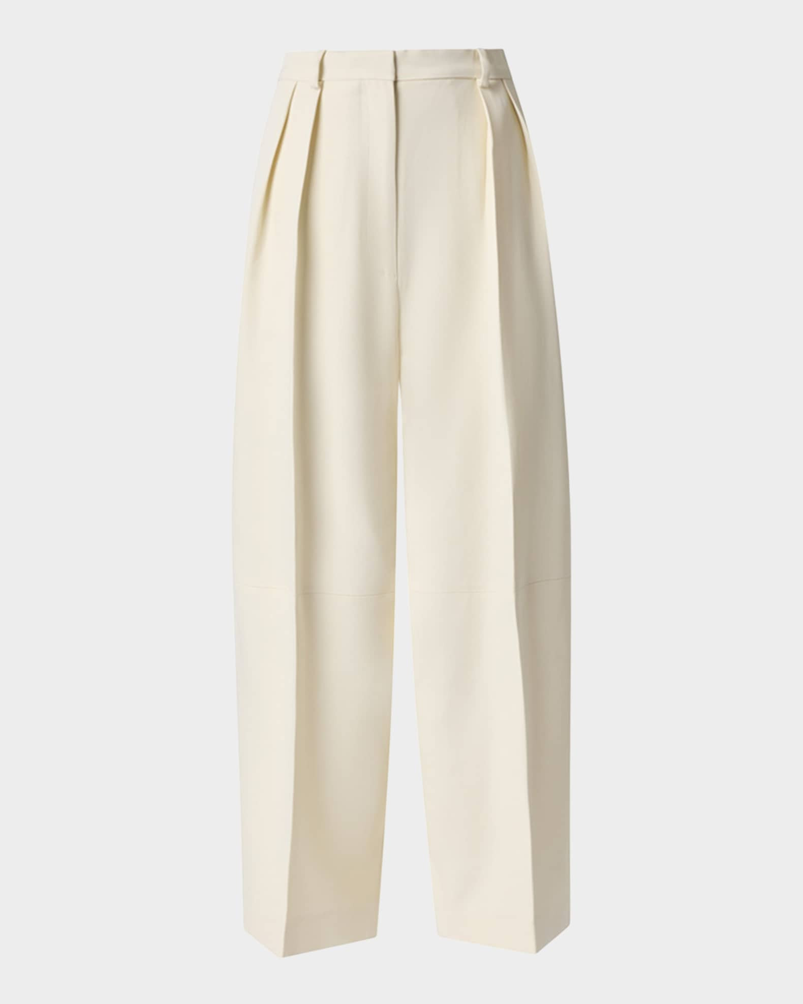 Dash Pleated Wool Pants | Neiman Marcus