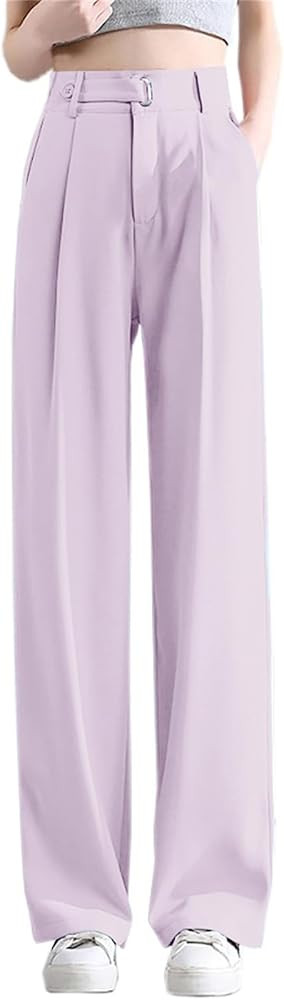 Betusline Women's Wide Leg Pants Business Casual Straight Office Trousers for Women, X-Small-3X-L... | Amazon (US)