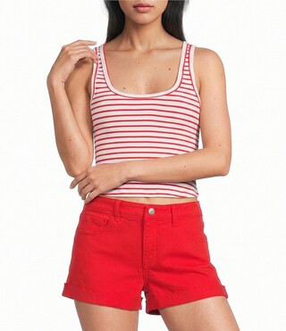 Copper Key Danielle Ameriana Striped Scoop Neck Tank | Dillard's | Dillard's