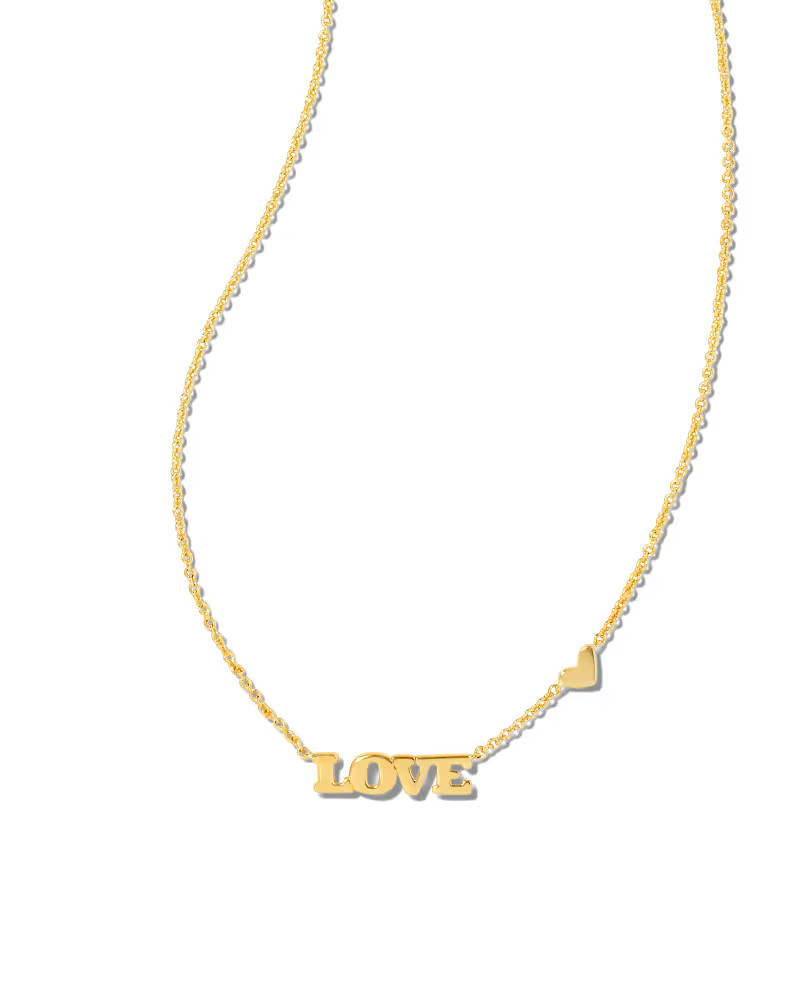 Love Pendant Necklace in Gold | Kendra Scott