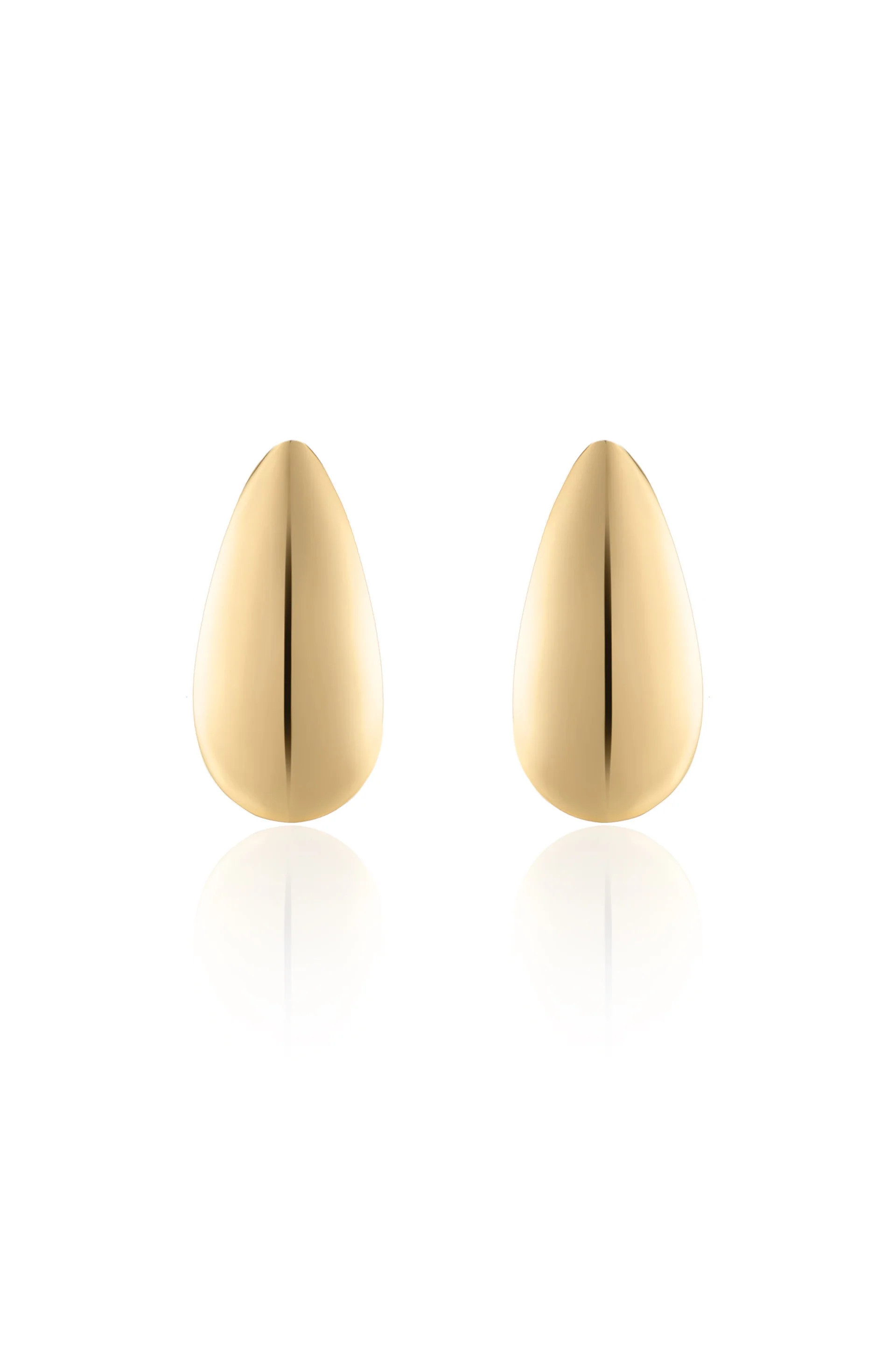 Golden Teardrop 18k Gold Plated Earrings | Ettika