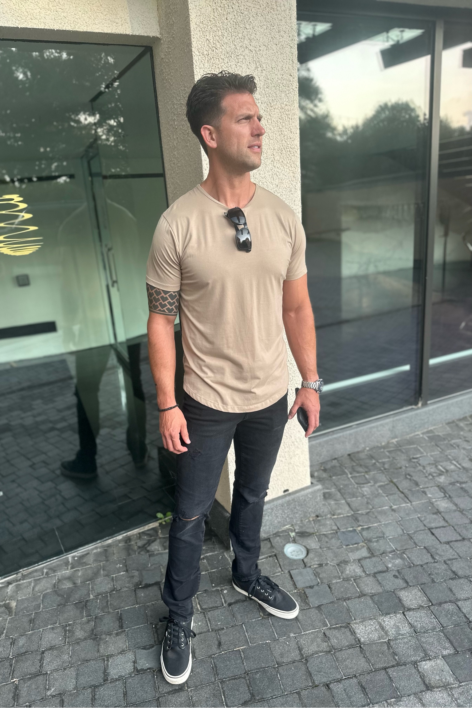 Mikes outfit from #cuts and #express
