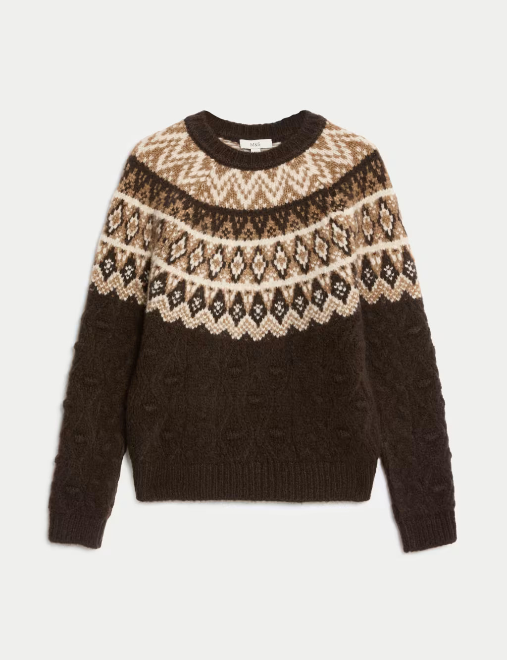 Fairisle Crew Neck Jumper | Marks & Spencer (UK)