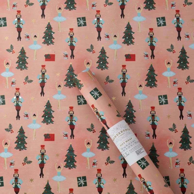 25 sq ft Nutcracker Ballet Gift Wrap - Wondershop&#8482; | Target