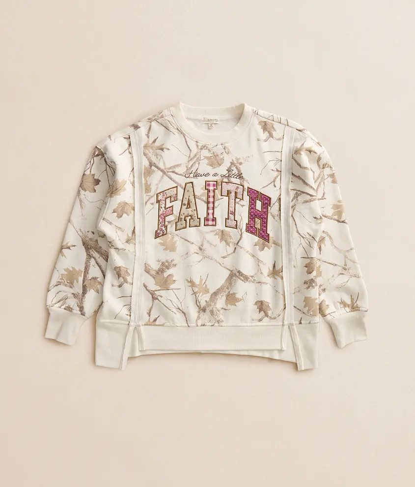 Girls - Have A Little Faith Pullover | Buckle