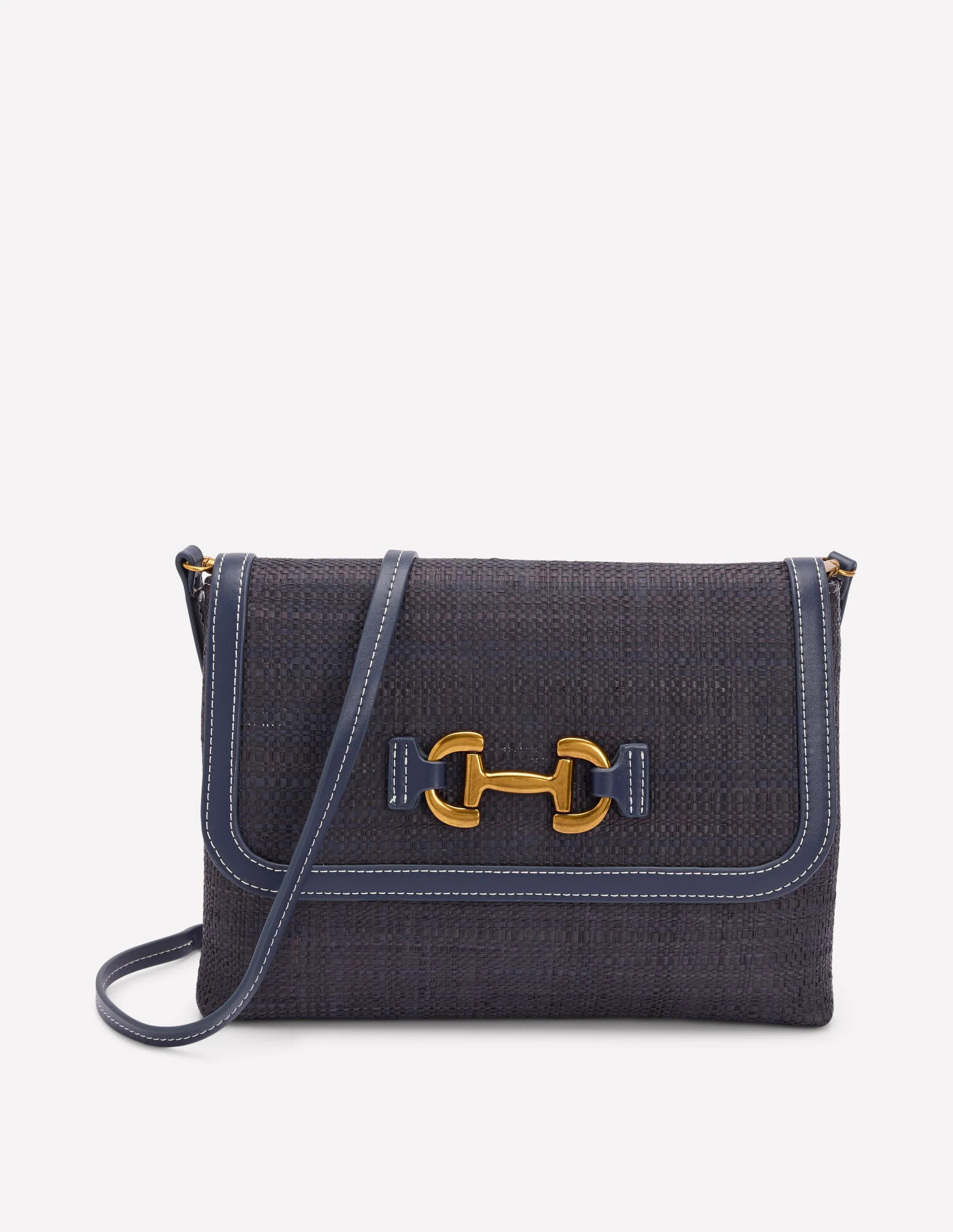 Snaffle Clutch Bag-Navy | Boden (US)
