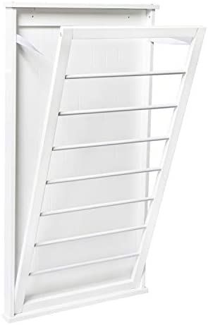 Honey-Can-Do DRY-04445 Large Wall-Mounted Drying Rack, White | Amazon (US)