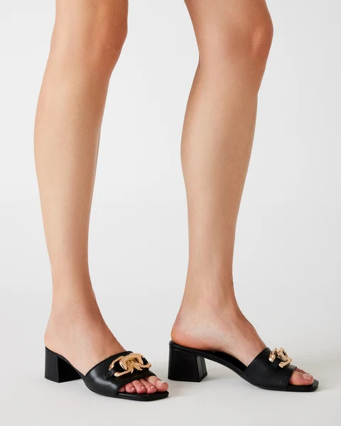 SANTANA BLACK LEATHER | Steve Madden (US)