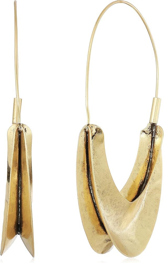 Lucky Brand Womens Organic Hoop Earrings | Amazon (US)