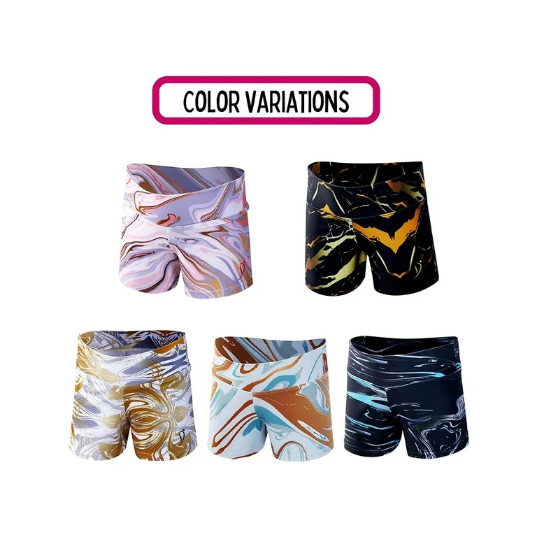 Dancina Gymnastics Leotards for Girls with Matching Shorts | Walmart (US)