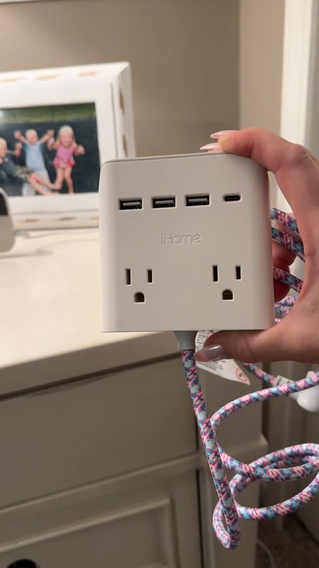 Genius Amazon find! This outlet extender allows you to have access to outlets without having to try to reach behind your furniture. You can magnet it virtually anywhere! 

#LTKhome