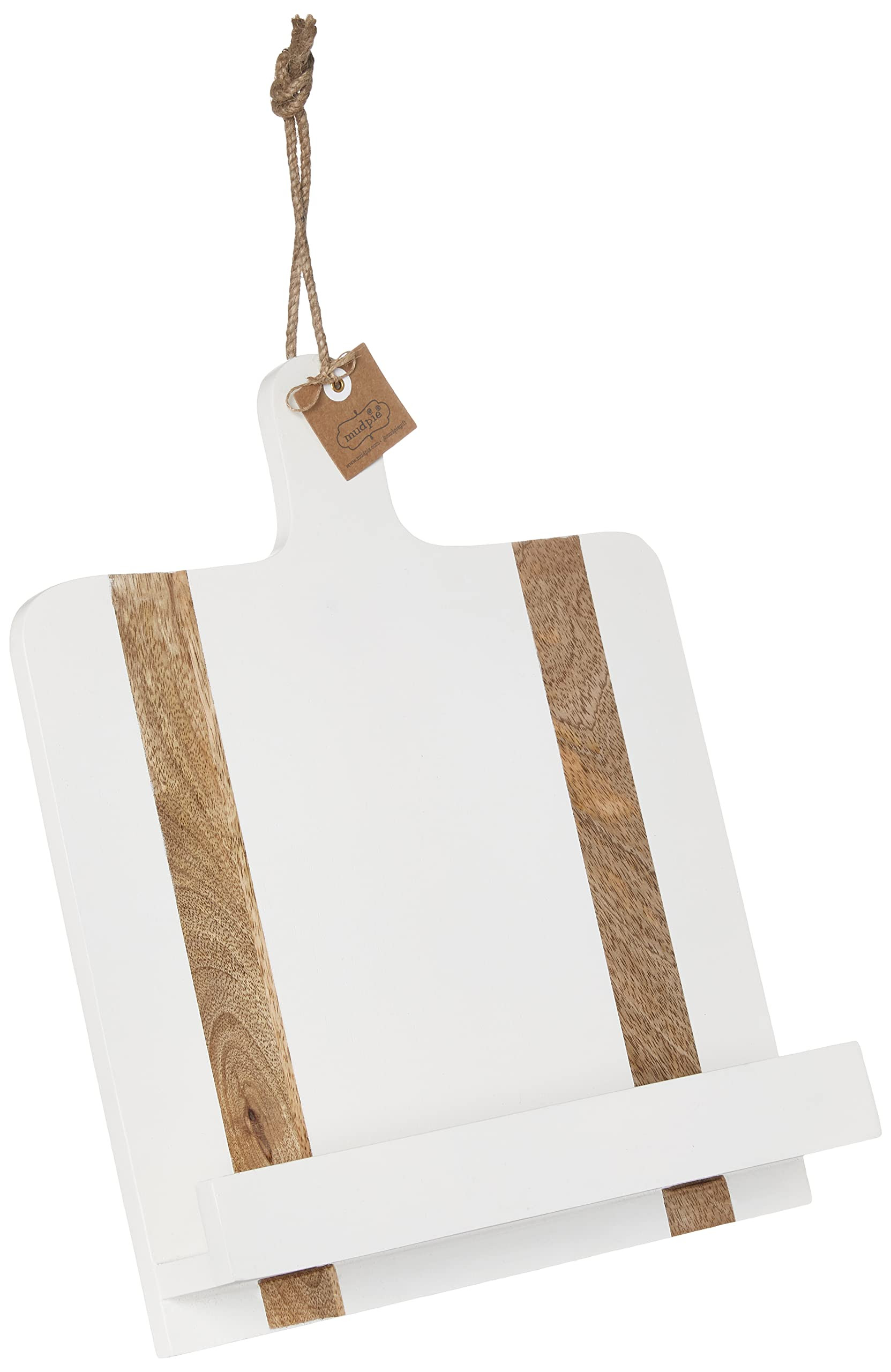 Mud Pie White Wood Cookbook Holder, 11 1/4" x 15 1/2" | Amazon (US)
