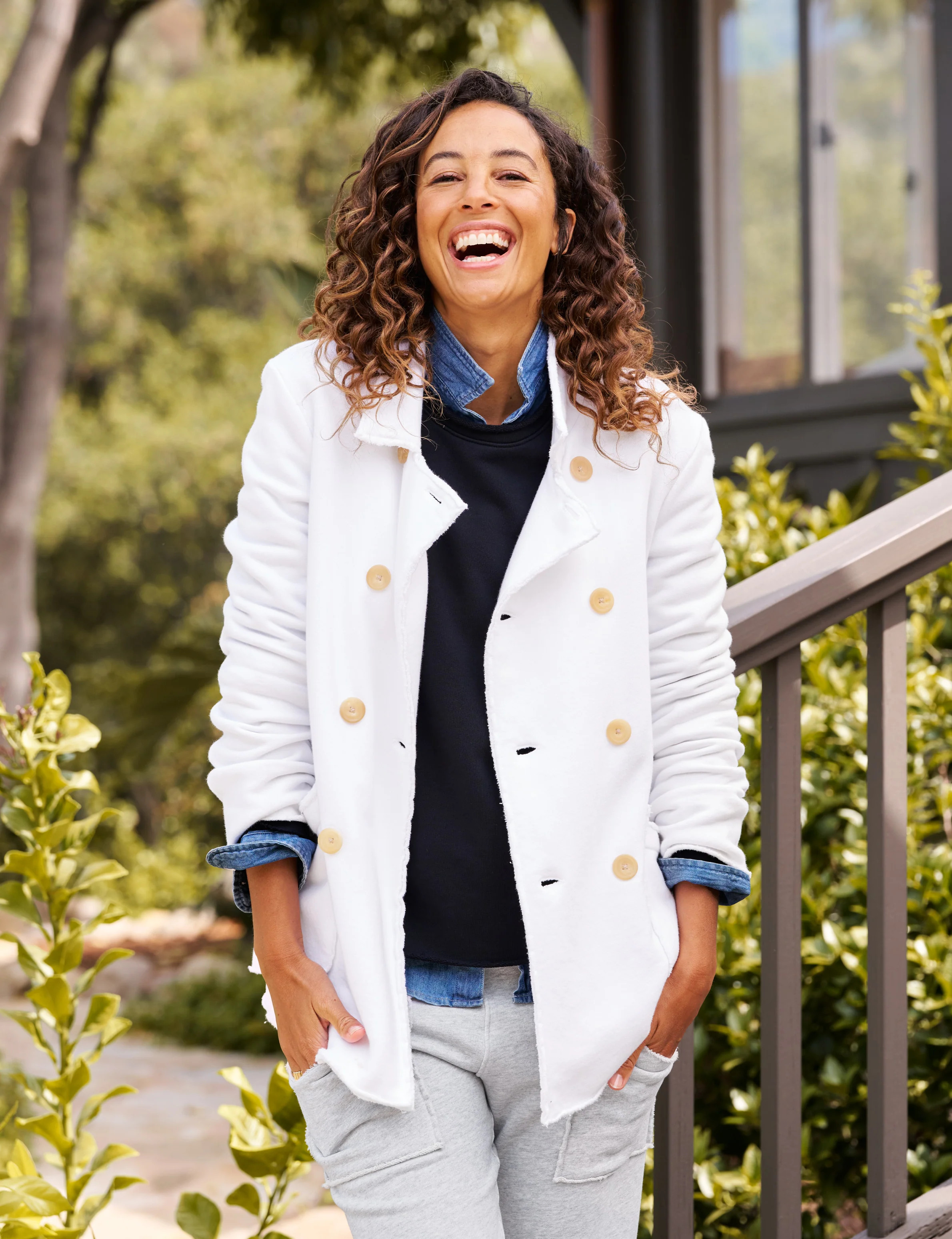 BELFAST White, Triple Fleece | Frank & Eileen