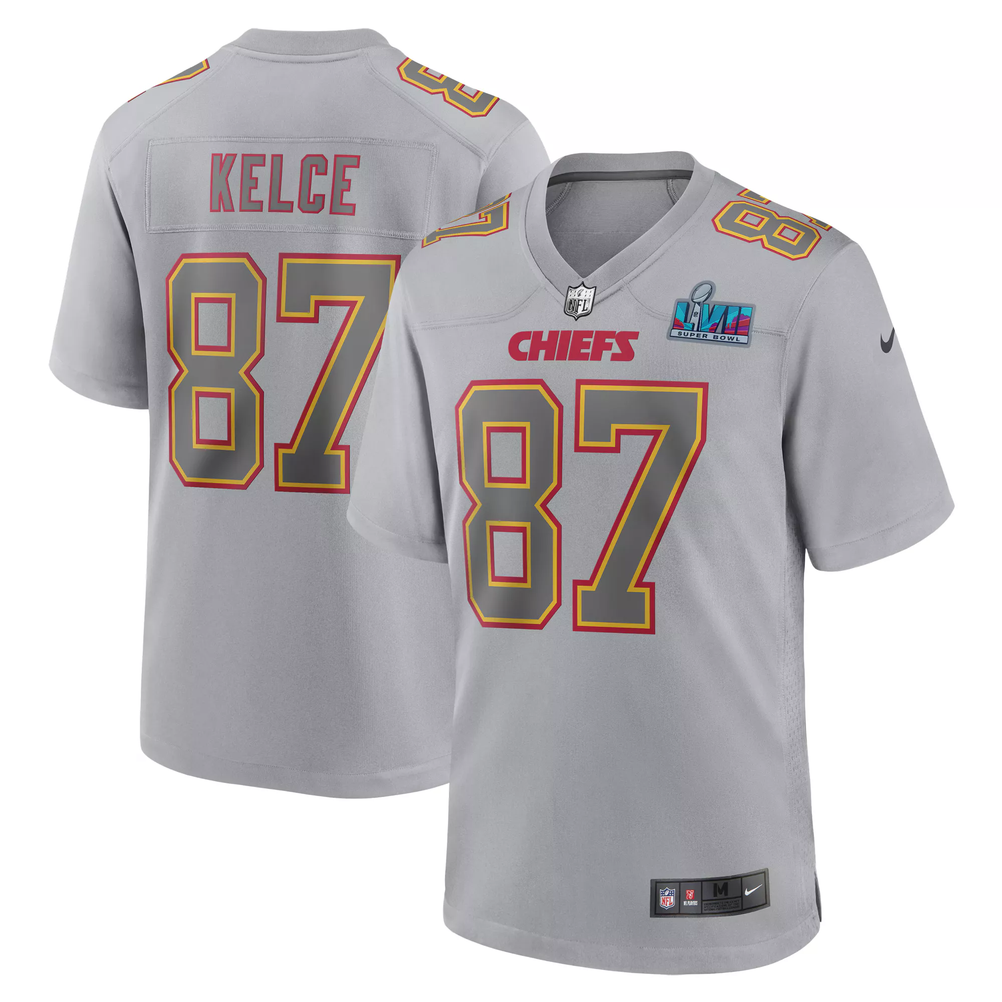 Men's Nike Danny Shelton Red Kansas City Chiefs Game Player Jersey