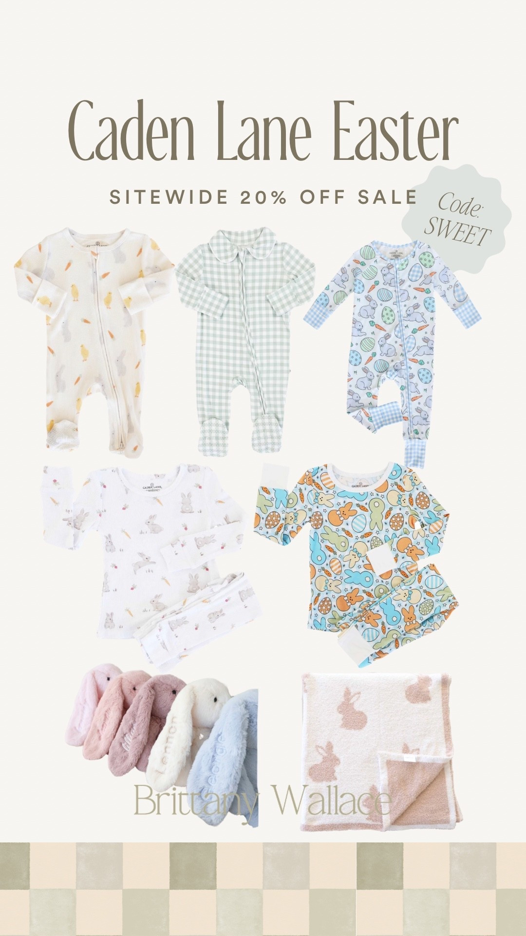 Caden Lane has so many cute prints for all seasons and holidays! 20% off sale sitewide now! 
kids clothes, pjs, Easter pjs, toddler, baby

#LTKSeasonal #LTKBaby #LTKKids