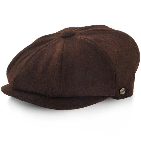 Shelby - Walrus Hat Wool Blend 8 Panel Newsboy Cap | Fashionable Inc