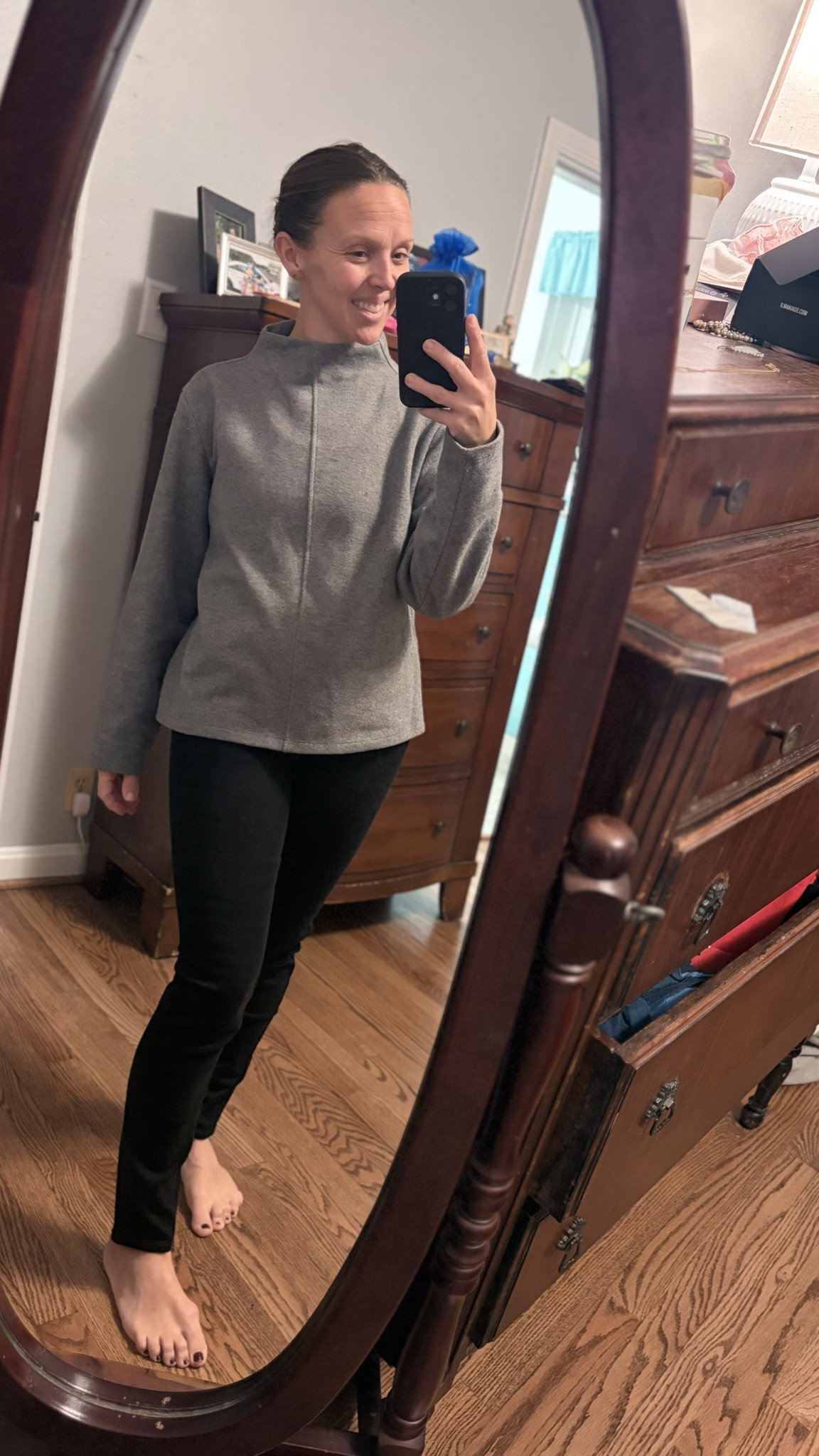 The mockneck design and Leigh fleece material of this sweater makes it so cozy. I love the fit, how it’s loose but not too boxy.


#target #jeans #jeanssale #blackjeans #skinnyjeans #mockneck #LTKU #LTKOver40 #winteroutfit


#LTKFindsUnder50 #LTKSeasonal #LTKWorkwear