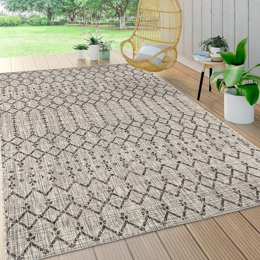 Artistic Weavers Elsie Area Rug, 7'10" x 10'3", Khaki/Gray | Amazon (US)