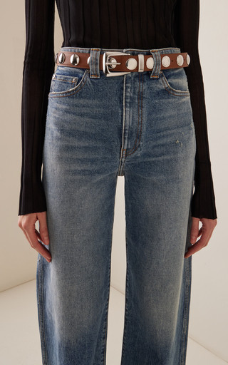 Benny Studded Leather Belt | Moda Operandi (Global)