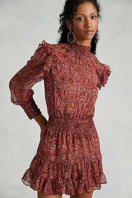 NWT Anthropologie Women MISA sz XL Gianna Smocked Mini Dress Bohemian $380  | eBay | eBay US