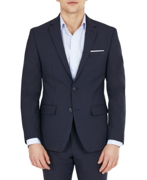 Bar Iii Men's Solid Skinny Fit Wrinkle-Resistant Wool Suit Separate Jacket, Created for Macy's | Macys (US)