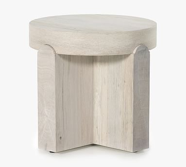 Rocky 21" Round End Table | Pottery Barn (US)