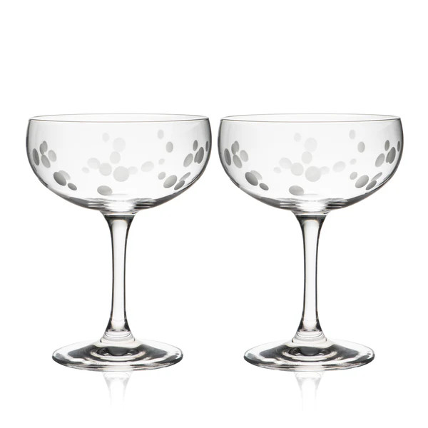 Chatham Pop Coupe Cocktail Glasses | Caskata