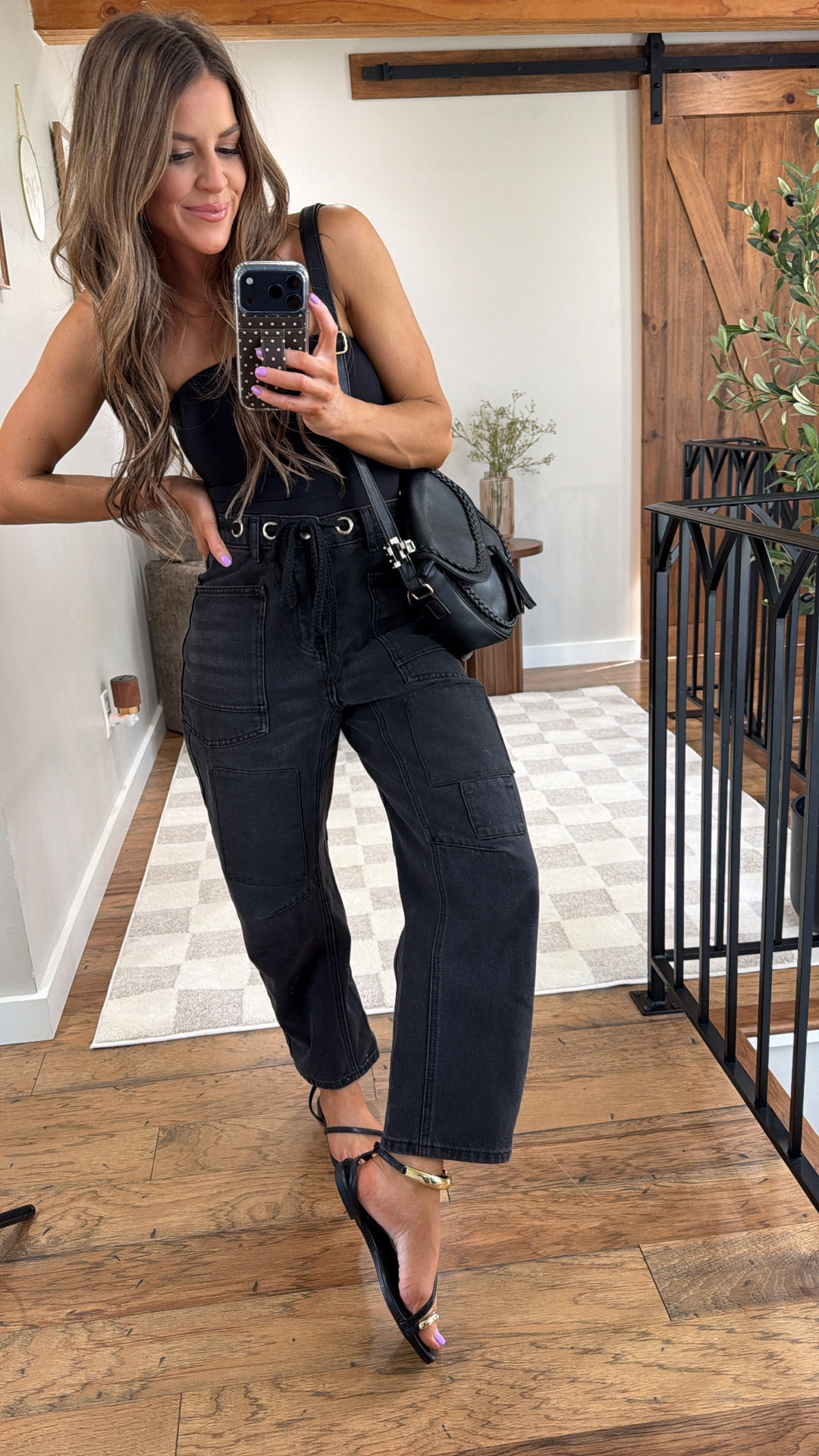 I’m obsessing over the @Amazon Big Spring Deals! Happening right now. You can grab these outfit deal with all my deets below! 
Barrel jeans: XS
Top: XS
Bra: Medium ( size up!) 

#ad #founditonamazon 

#LTKgrwm #LTKootd #LTKSaleAlert