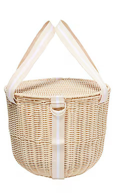 Sunnylife Round Picnic Cooler Basket in Le Weekend Natural from Revolve.com | Revolve Clothing (Global)