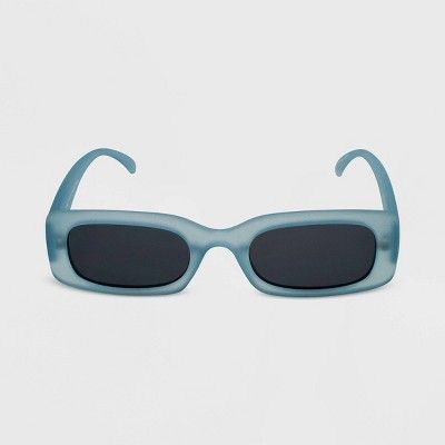 Women's Marble Print Rectangle Sunglasses - Wild Fable™ | Target