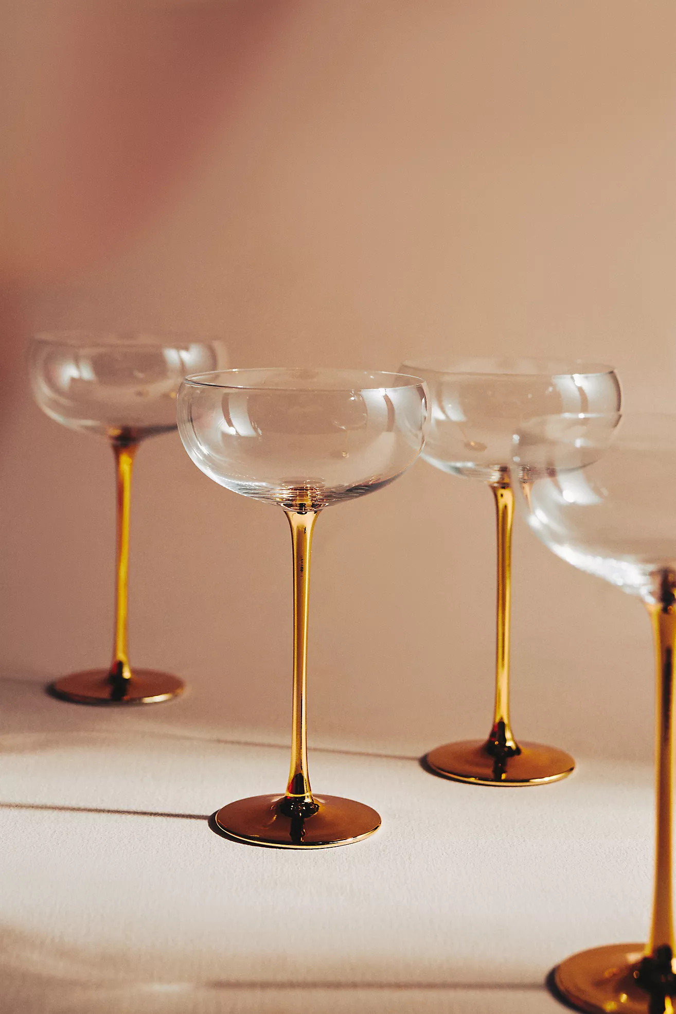 Catherine Martin Starry Night Coupe Glasses, Set of 4 | Anthropologie (US)