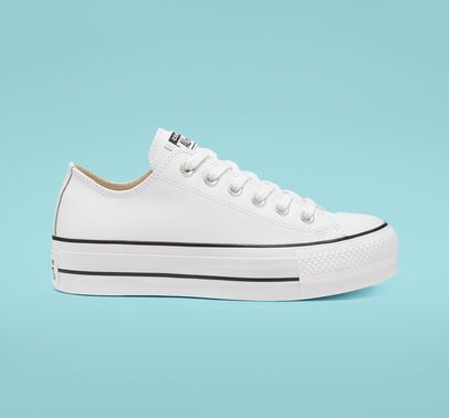 Chuck Taylor All Star Leather Platform Low Top | Converse (US)
