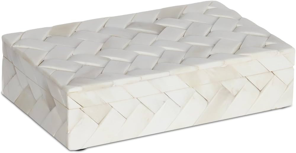 Handicrafts Home Handmade Ivory Pattern Decorative Box - Storage Organizer, Decor Centrepiece, Me... | Amazon (US)