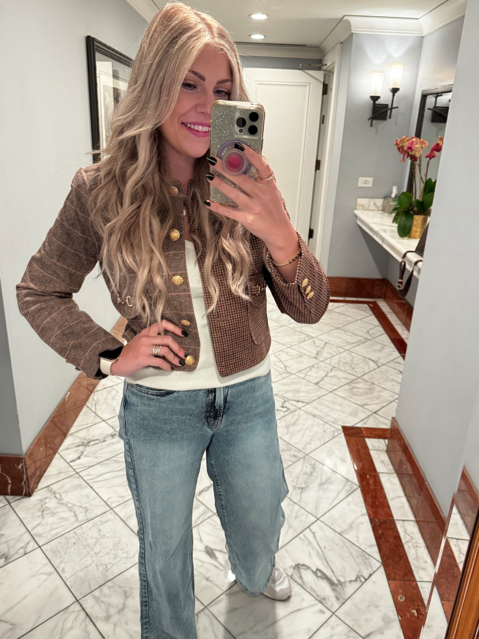 Channeling Walt for this preppy tourist look in San Francisco! 
Jacket is “7 for all Mankind” from Marshall’s, purchased last week! 

🧥: small
👖: 28
🎽: medium

#LTKFindsUnder50 #LTKSaleAlert #LTKStyleTip