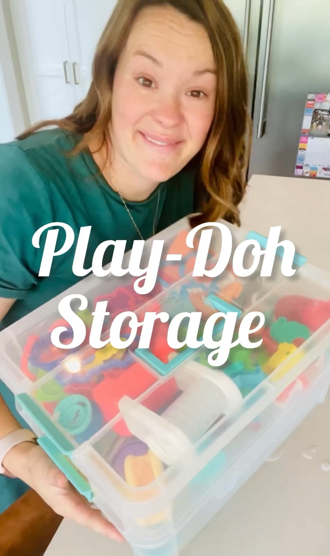 These containers would be great for all sorts of craft storage! I love how they stack and hook together, but still keep things separated. And craft mats are my new best friend! This one is actually a pet bowl mat, but it has a lip around the edge which helps contain the mess! I got the 24x16. We use it for play-doh, painting, jewelry, you name it! 

#LTKkids #LTKfamily #LTKhome