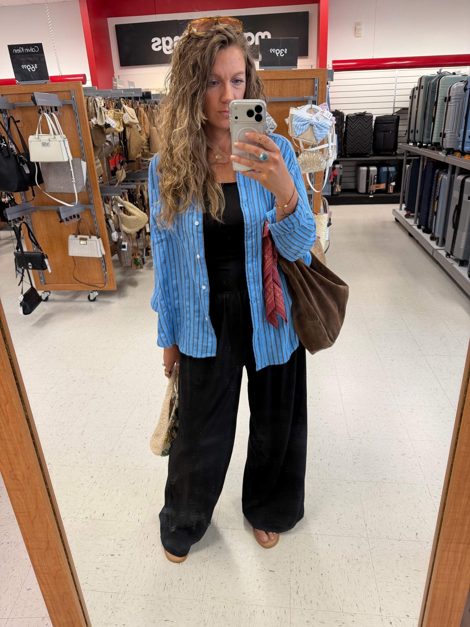 Large top, large tall jumpsuit

#LTKTall #LTKOver40 #LTKootd