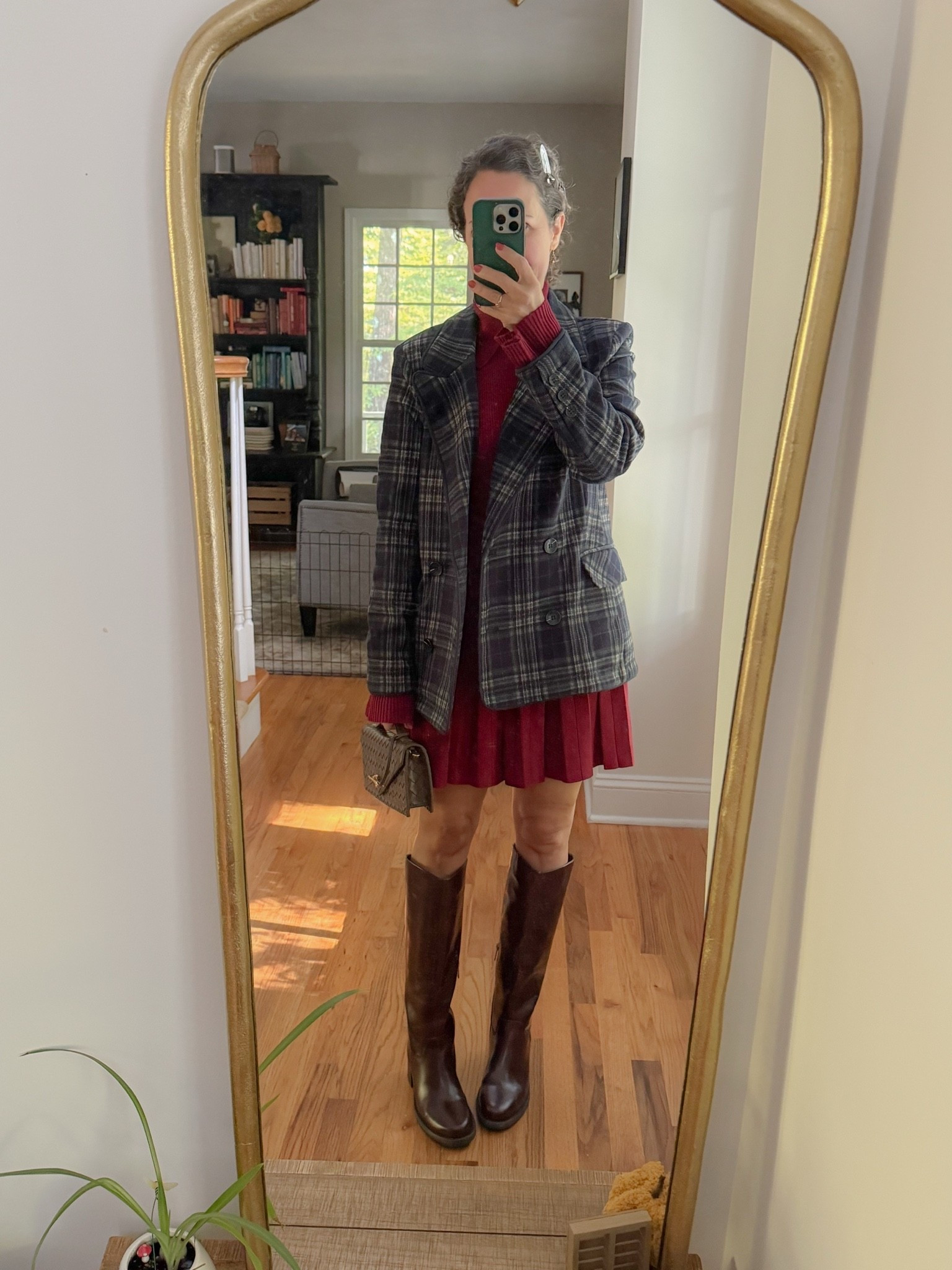 Topped this Avec Les Filles dress with a plaid blazer and instant business casual fall outfit.

#LTKSeasonal #LTKOver40 #LTKWorkwear