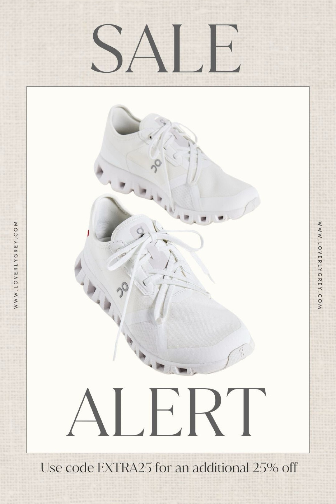 On Cloud sneakers on sale! Get an extra 25% off with code EXTRA25 making these shoes under $100. Loverly Grey, sale alert

#LTKFallSale #LTKFindsUnder100 #LTKShoeCrush