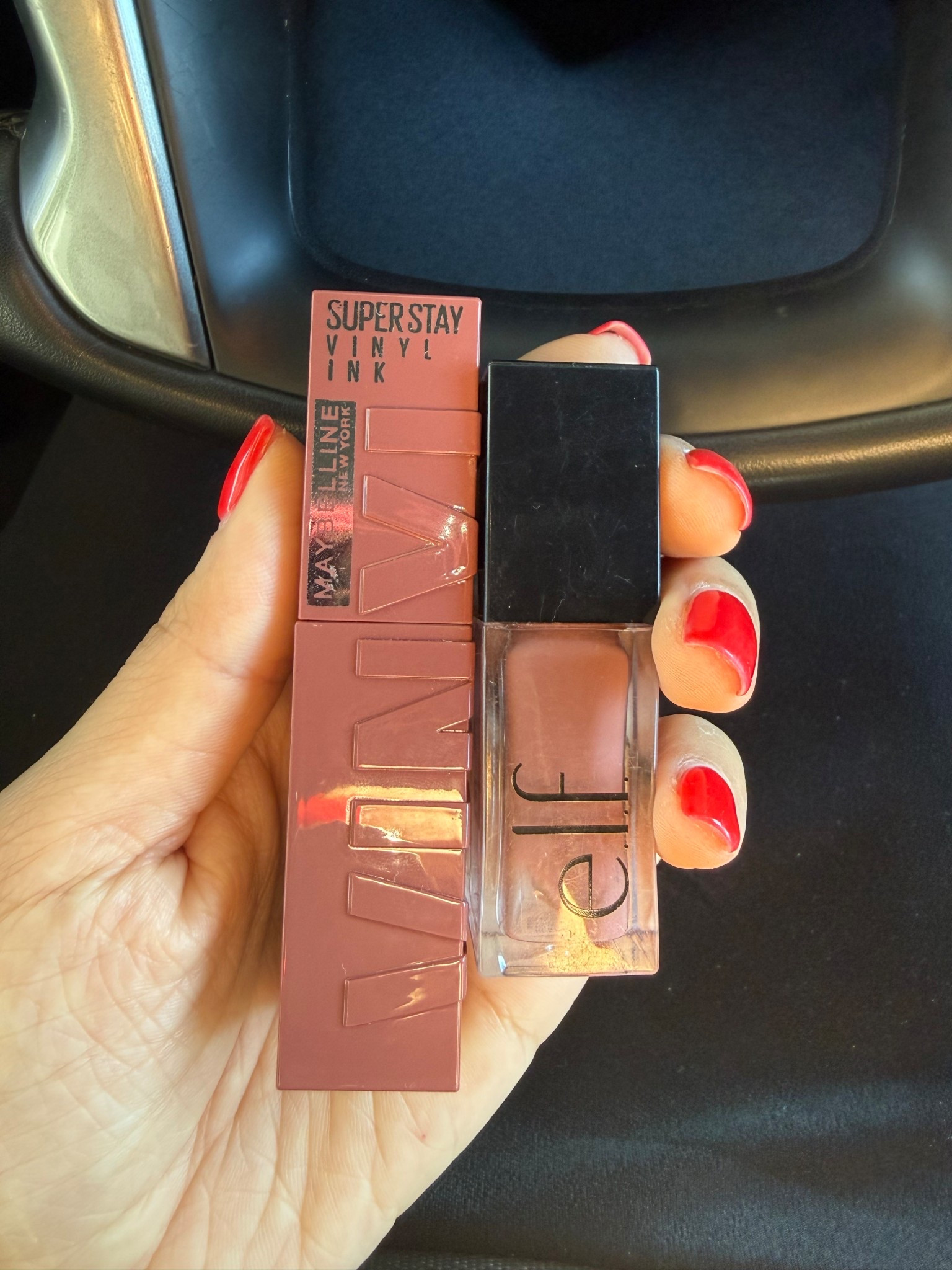 My new favorite lip combo, maybelline super stay vinyl ink in punchy & elf glow lip oil in honey talks 

#LTKBeauty #LTKFindsUnder50