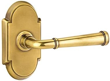 EMTEK #8 Rosette Privacy Set with Matching Finish Merrimack Lever - Available in 10 Finishes - Ch... | Amazon (US)
