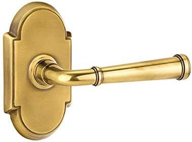 EMTEK #8 Rosette Privacy Set with Matching Finish Merrimack Lever - Available in 10 Finishes - Ch... | Amazon (US)