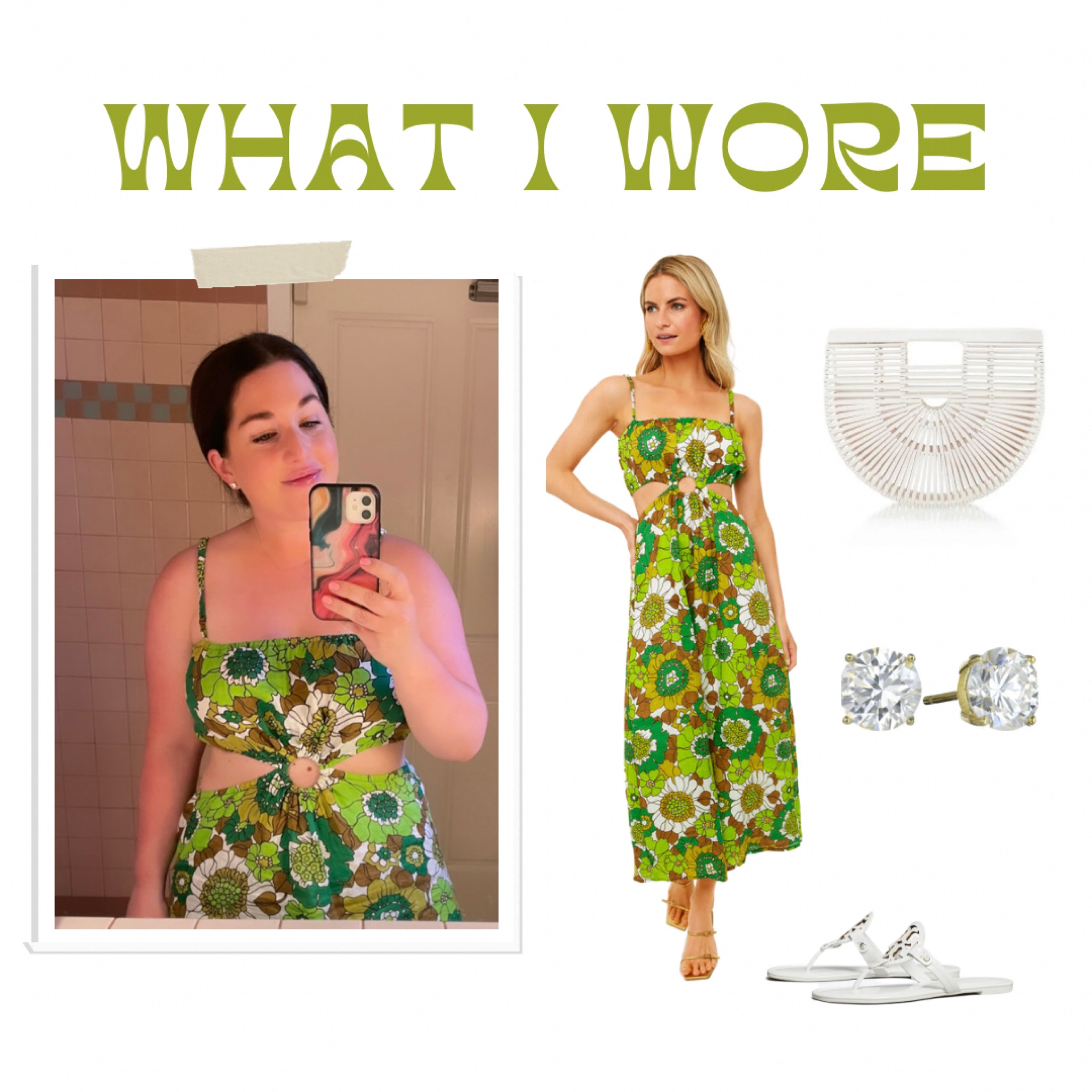 Summer dress 
Cutout dress 
Green maxi dress 

#LTKFind #LTKSeasonal #LTKstyletip